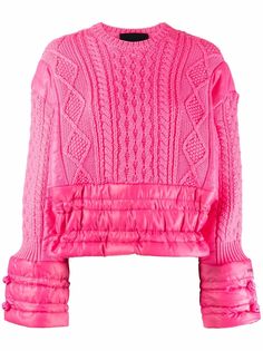 RED Valentino джемпер с дутыми вставками