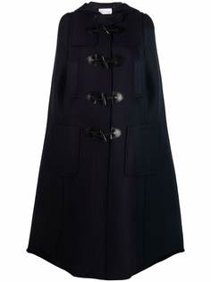 RED Valentino кейп с капюшоном