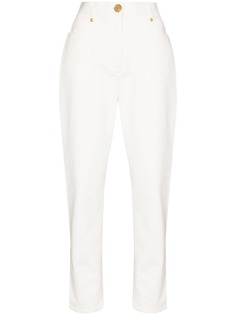 Balmain зауженные джинсы с завышенной талией