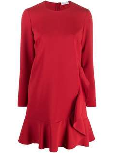 RED Valentino платье с оборками