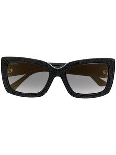 Jimmy Choo Eyewear солнцезащитные очки Vivs в массивной оправе
