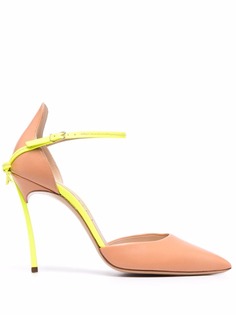 Casadei двухцветные туфли-лодочки