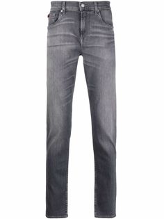 7 For All Mankind прямые джинсы средней посадки