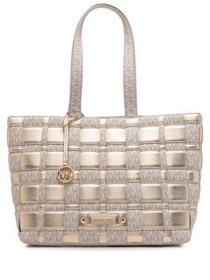 Michael Michael Kors большая плетеная сумка-тоут Ivy