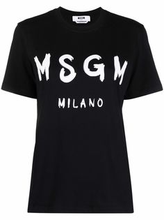 MSGM футболка с логотипом