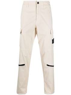 Stone Island брюки карго с нашивкой-логотипом
