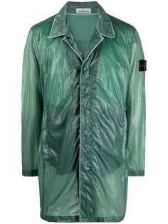 Stone Island легкая куртка с жатым эффектом