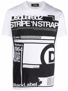 Dsquared2 футболка с графичным принтом