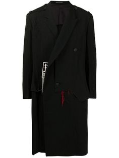 Yohji Yamamoto деконструированное многослойное пальто