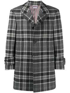 Thom Browne кашемировое пальто в клетку