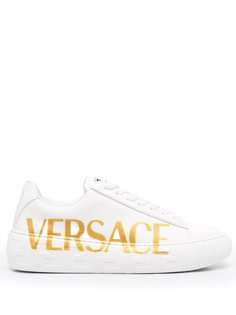 Versace кеды с логотипом