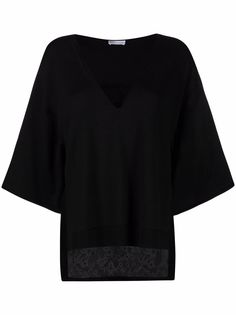 RED Valentino многослойный топ с кружевом