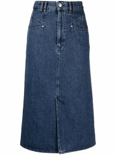 Isabel Marant джинсовая юбка миди Pomano
