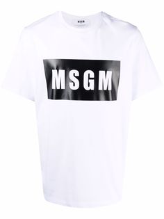MSGM футболка с логотипом