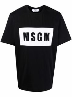 MSGM футболка с логотипом