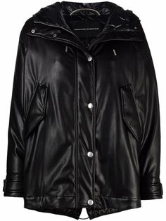 Ermanno Scervino куртка оверсайз с капюшоном