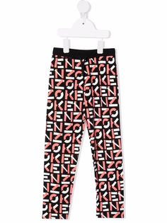 Kenzo Kids легинсы с монограммой
