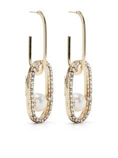 Rosantica серьги-подвески с декоративным жемчугом