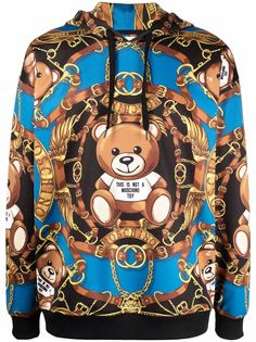 Moschino худи с принтом