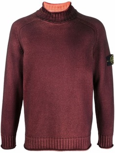 Stone Island водолазка с нашивкой-логотипом