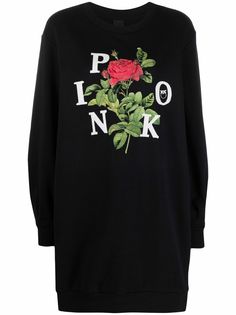 Pinko платье-футболка с принтом
