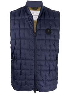 Woolrich стеганый жилет с нашивкой-логотипом