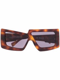 Kuboraum солнцезащитные очки X10 в массивной оправе