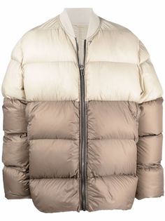 Rick Owens пуховик в двух тонах