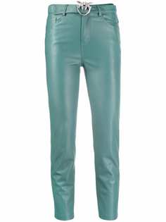 Pinko укороченные брюки с поясом