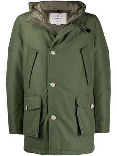 Woolrich пуховик с капюшоном