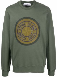 Stone Island толстовка Lenticular One с логотипом