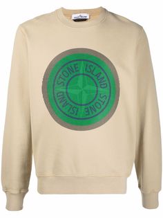 Stone Island толстовка Lenticular One с логотипом