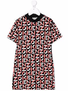 Kenzo Kids платье с монограммой