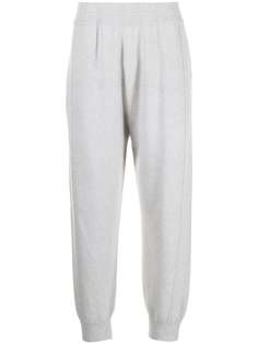 Helmut Lang спортивные брюки с вельветовыми вставками