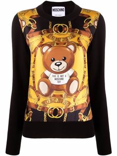 Moschino толстовка Teddy Bear с круглым вырезом