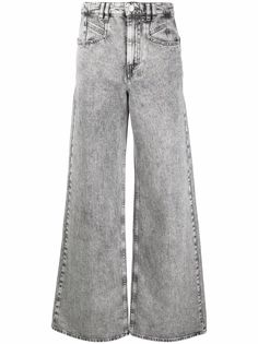 Isabel Marant широкие джинсы с завышенной талией