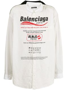 Balenciaga рубашка Dry Cleaning