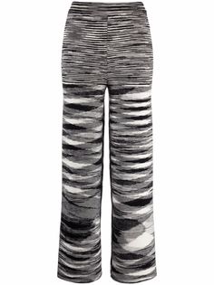 Missoni прямые брюки с узором зигзаг
