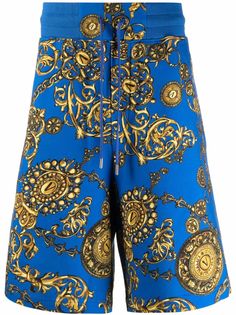 Versace Jeans Couture шорты с принтом Barocco