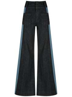 Andrea Bogosian джинсы широкого кроя со вставками
