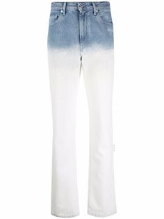 Off-White джинсы bootcut с завышенной талией