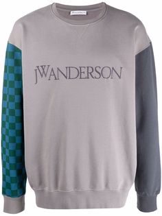 JW Anderson толстовка с вышитым логотипом