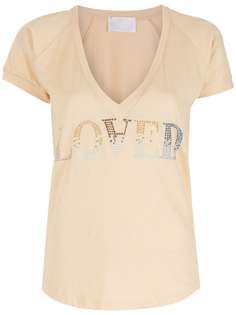 Andrea Bogosian футболка Love с пайетками