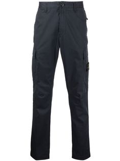 Stone Island брюки карго с нашивкой-логотипом