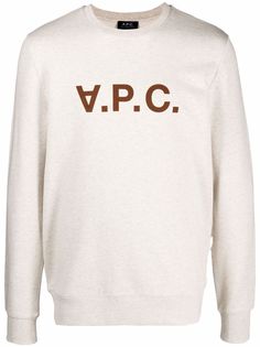 A.P.C. толстовка с круглым вырезом и логотипом