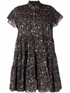 Isabel Marant Étoile платье-трапеция с цветочным принтом