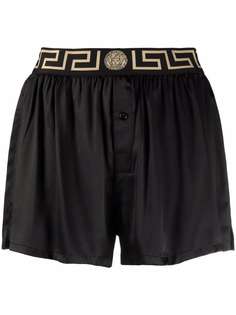 Versace шорты с узором Greca