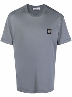 Stone Island футболка с нашивкой-логотипом