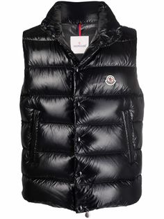 Moncler жилет Tibb с высоким воротником