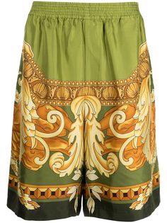 Versace шорты с узором Baroque